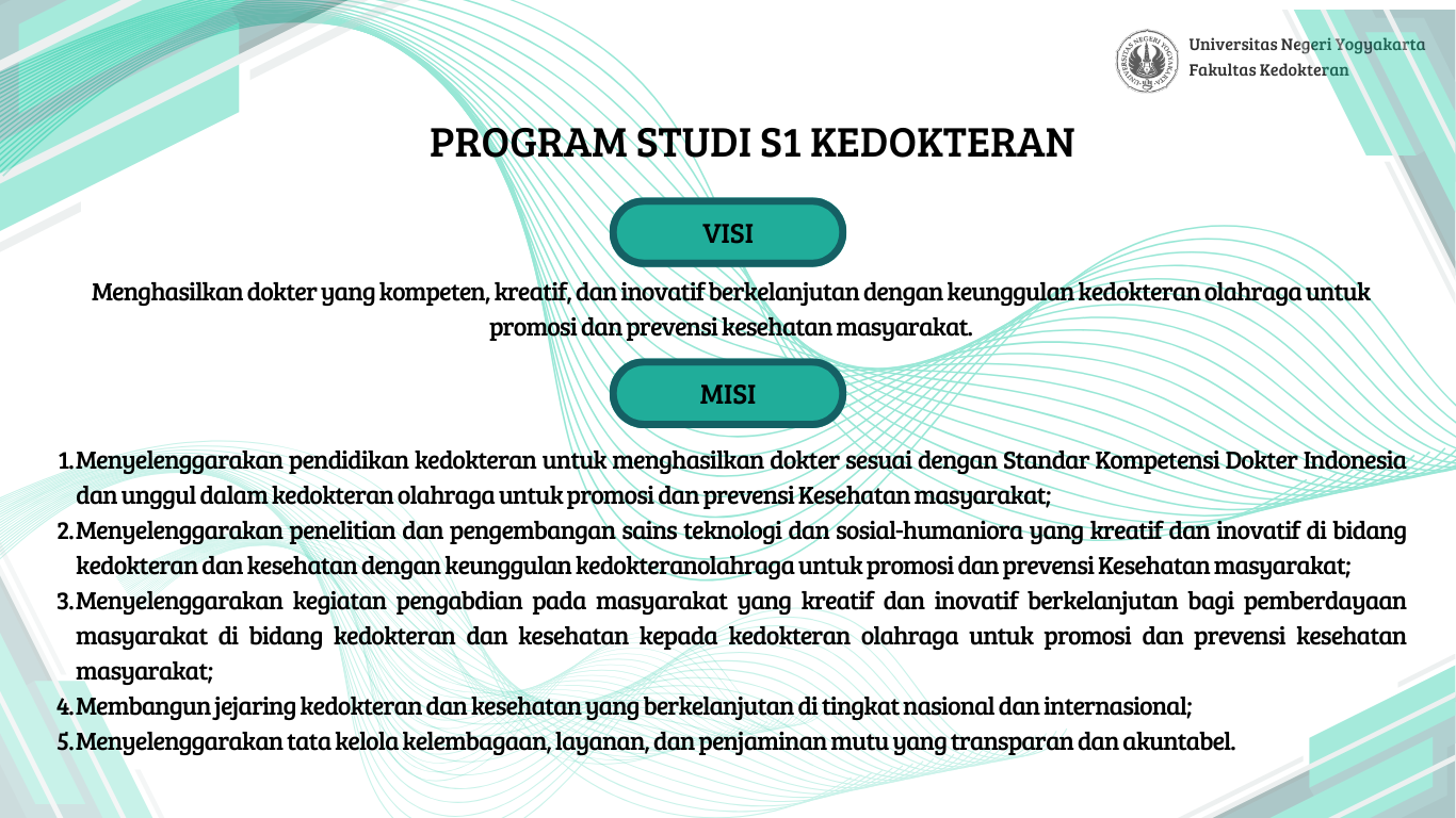 Visi And Misi Program Studi Kedokteran Fakultas Kedokteran Universitas